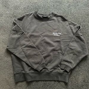 White Fox Boutique Gray Crewneck